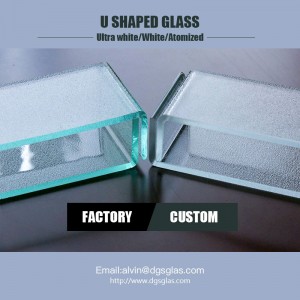 Легкий новый строительный материал l полупрозрачный U-образный профиль из стекла с профилем швеллера цена
